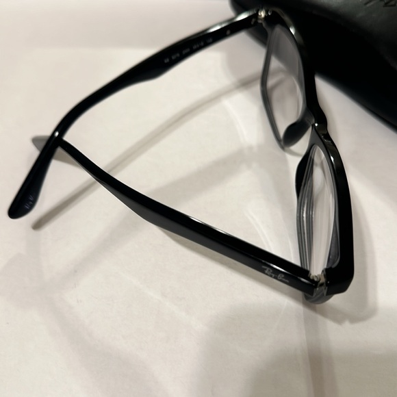 Unisex Ray Ban black frames RB 5279 2000 5518 145 eyeglasses frame with case - Picture 4 of 12